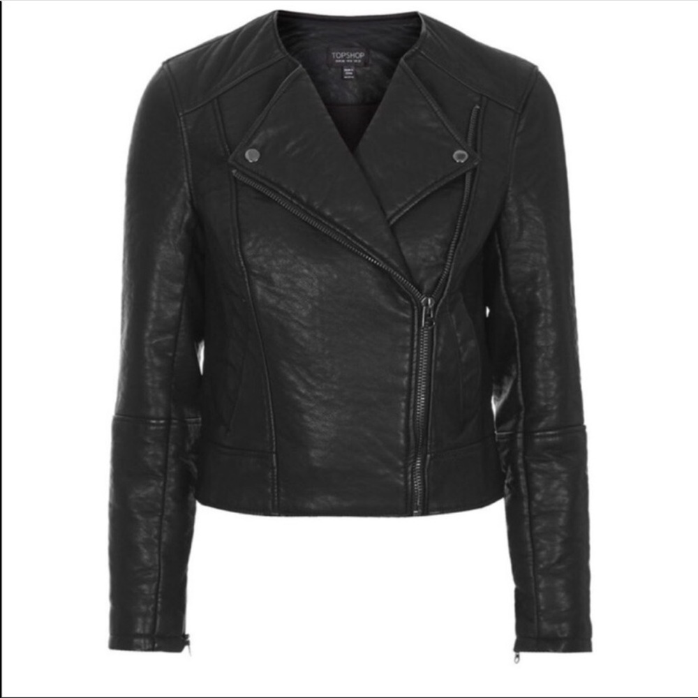 Topshop Leather Jacket